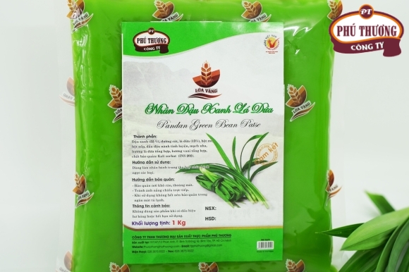 NHÂN ĐẬU XANH LÁ DỨA